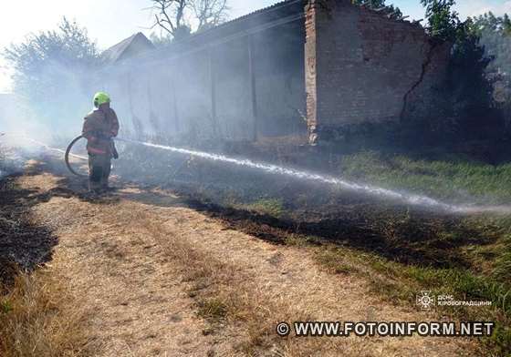 На Кіровоградщині виникло сімнадцять пожеж (ФОТО)